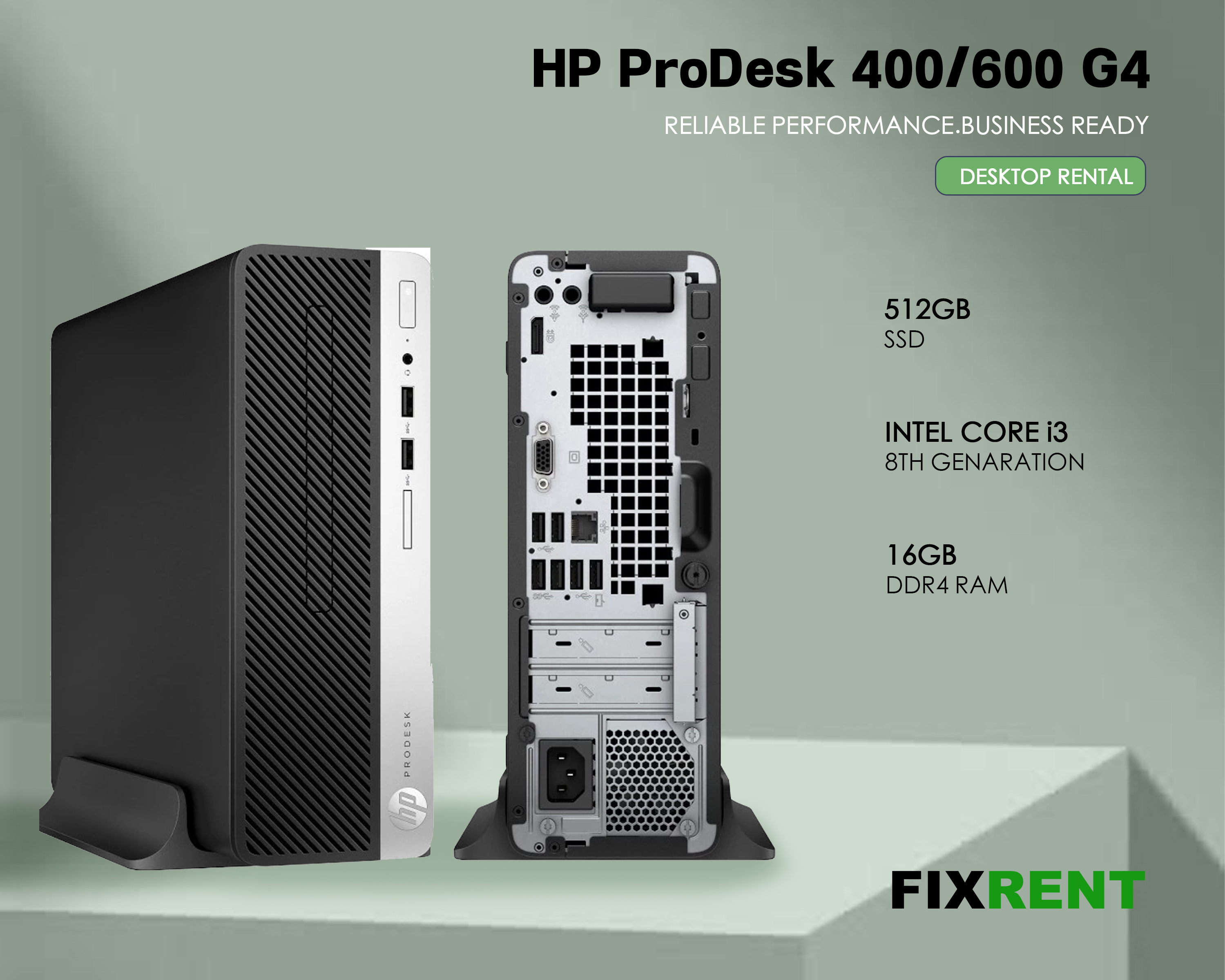 HP ProDesk 400/600 G4 I3