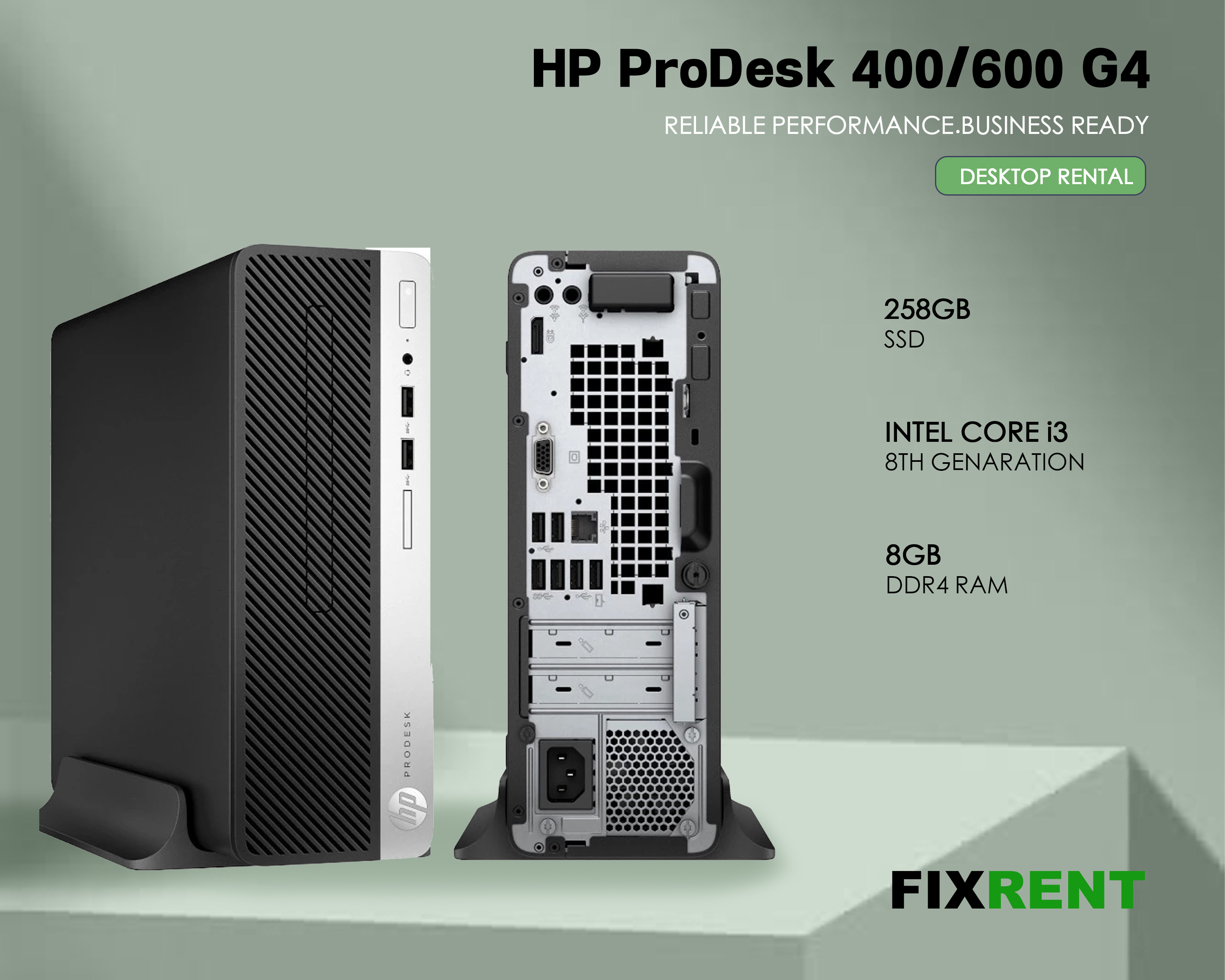 HP 400/600 G4 Desktop I3