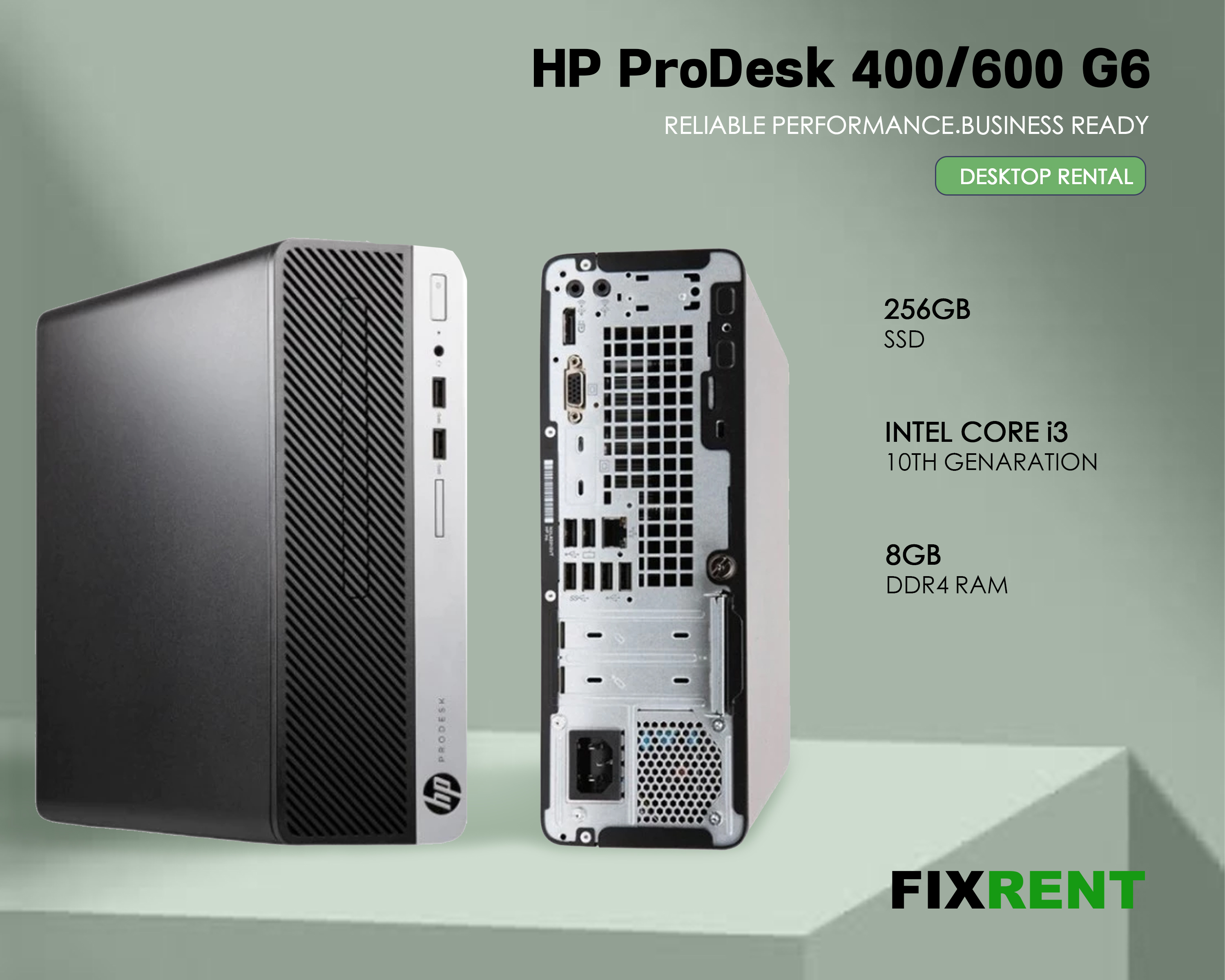 HP 400/800 G6 Desktop I3